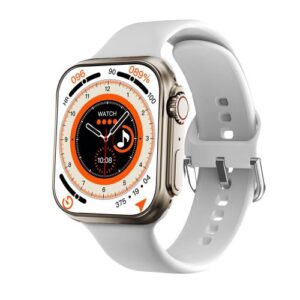 X8 Ultra Smart Watch Largest and Brightest Display Deep Waterproof With Video Controlling Assistant Wireless Fast Charging, BIGGER SCREEN SHOW MORE, Bluetooth, NFC
