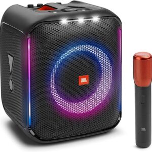JBL Partybox Encore Portable Party Speaker with Digital Wireless Mic, 100W Powerful Sound, Dynamic Light Show, IPX Splash Proof, 10 Hours of Playtime, Multisource Playback - Black, JBLPBENCORE1MICUK