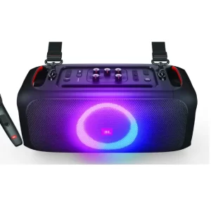 JBL PARTYBOX ON-THE-GO ESSENTIAL Portable party speaker with built-in lights and Wireless Mic