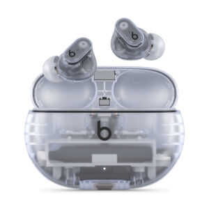 Beats Studio Buds + | True Wireless Noise Cancelling Earbuds, Enhanced Apple & Android Compatibility, Built-in Microphone, Sweat-Resistant Bluetooth Headphones, Spatial Audio – Transparent